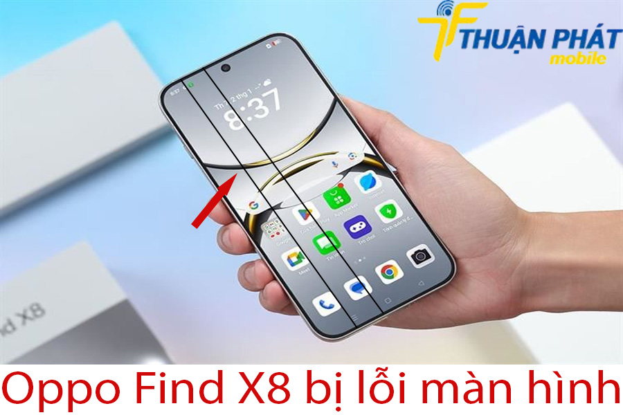 Oppo FInd X8 bị lỗi màn hình