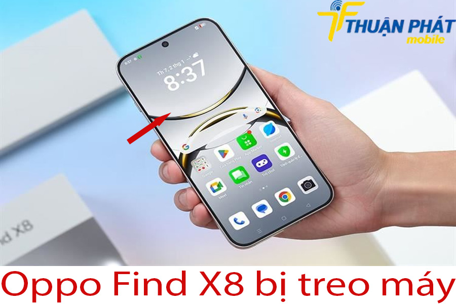 Oppo Find X8 bị treo máy Oppo Find X8 bị treo máy