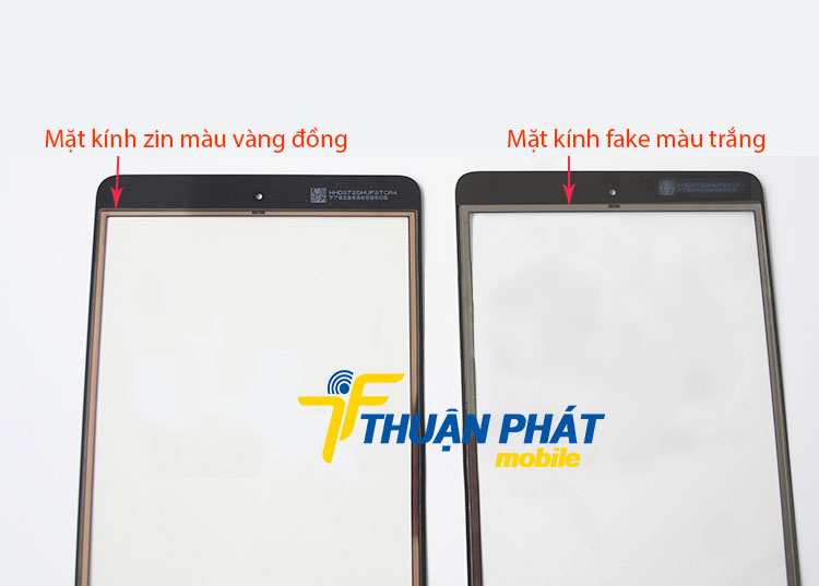 Phân biệt mặt kính chính hãng