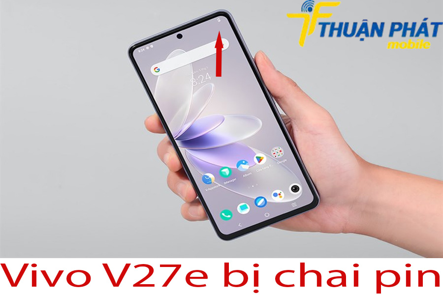 Vivo V27e bị chai pin Vivo V27e bị chai pin
