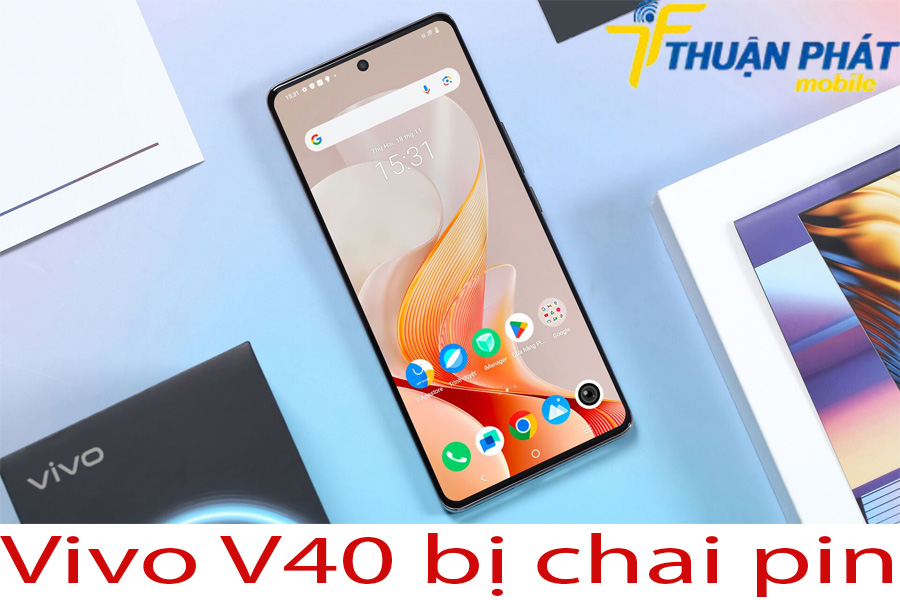 Vivo V40 bị hư pin