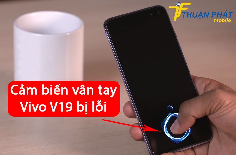 Cảm biến vân tay Vivo V19 bị lỗi