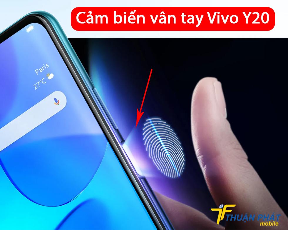 Cảm biến vân tay Vivo Y20