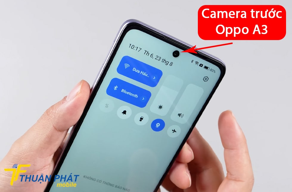Camera trước Oppo A3