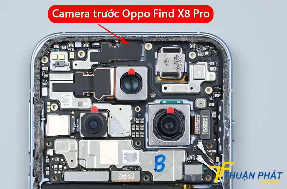 Camera trước Oppo Find X8 Pro