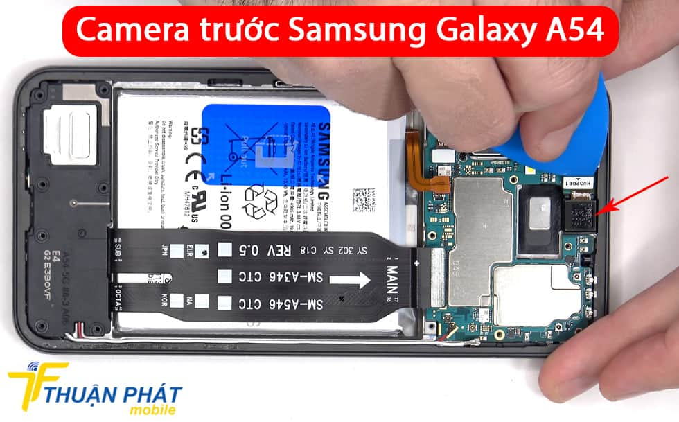 Camera trước Samsung Galaxy A54