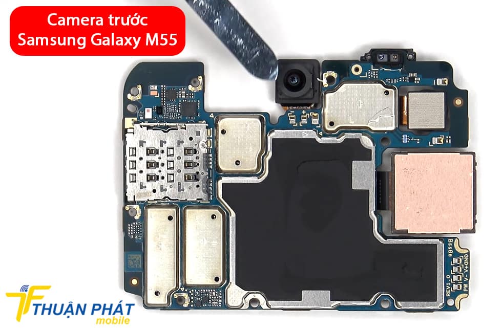 Camera trước Samsung Galaxy M55