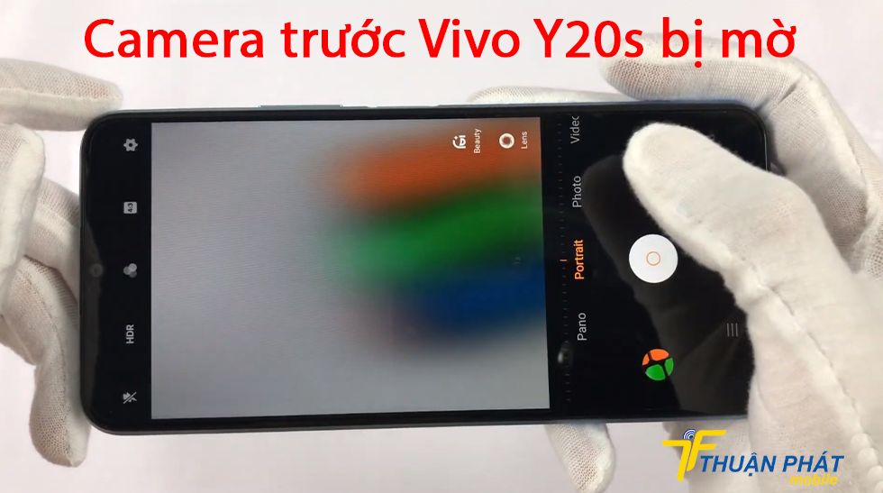 Camera trước Vivo Y20s bị mờ