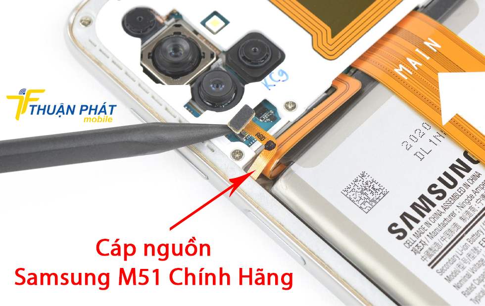 Cáp nguồn Samsung M51 chính hãng