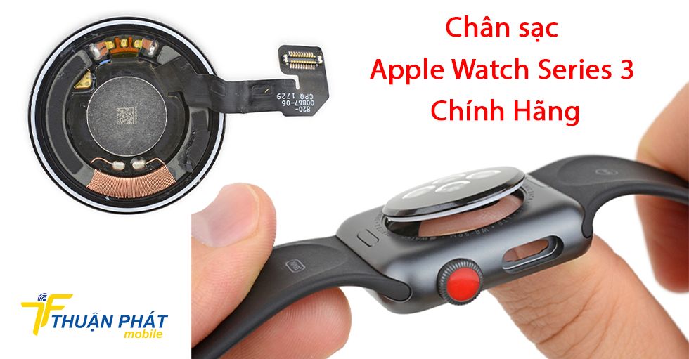 Chân sạc Apple Watch Series 3 chính hãng