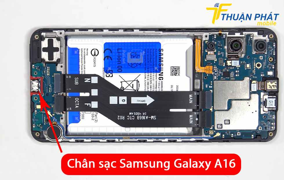 Chân sạc Samsung Galaxy A16