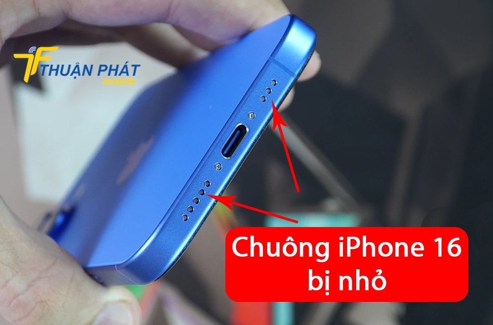 Chuông iPhone 16 bị nhỏ