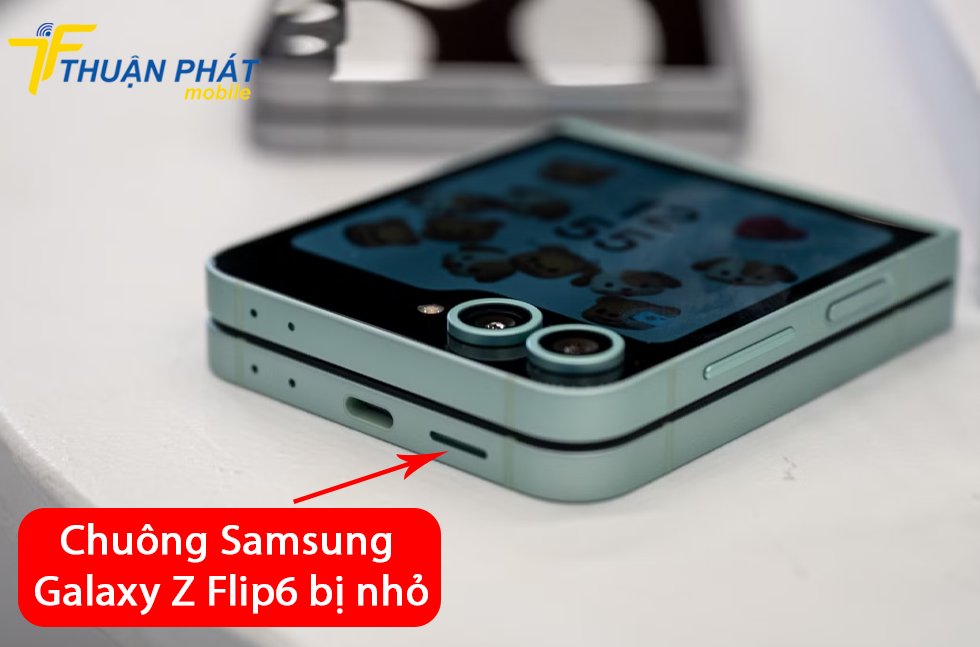 Chuông Samsung Galaxy Z Flip6 bị nhỏ