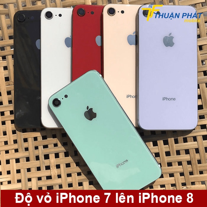 Độ vỏ iPhone 7 lên iPhone 8