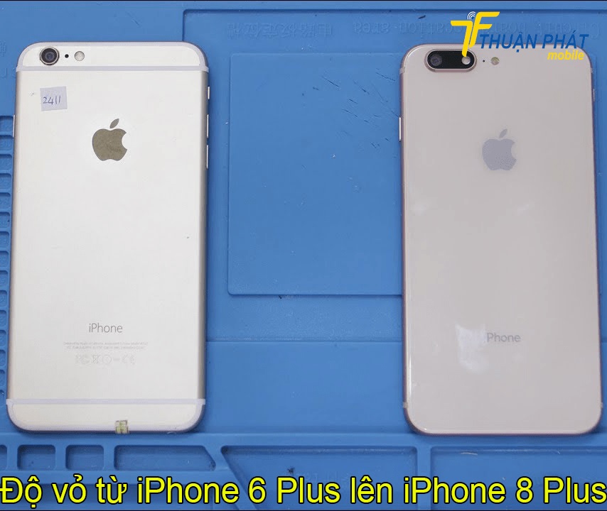 Độ vỏ từ iPhone 6 Plus lên iPhone 8 Plus