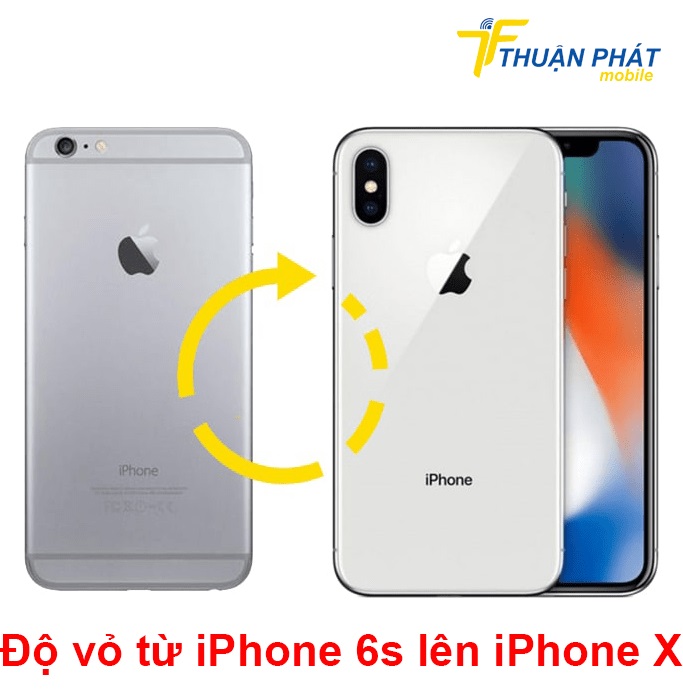 Độ vỏ từ iPhone 6s lên iPhone X