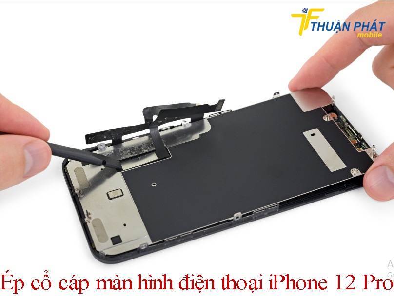 Ép cổ cáp màn hình điện thoại iPhone 12 Pro