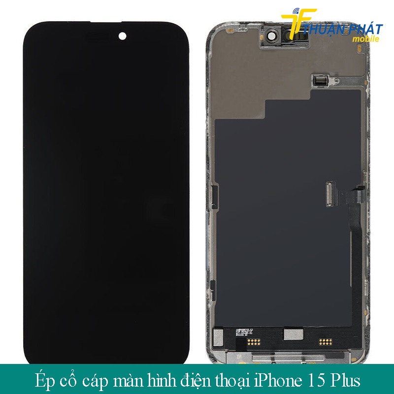 Ép cổ cáp màn hình điện thoại iPhone 15 Plus