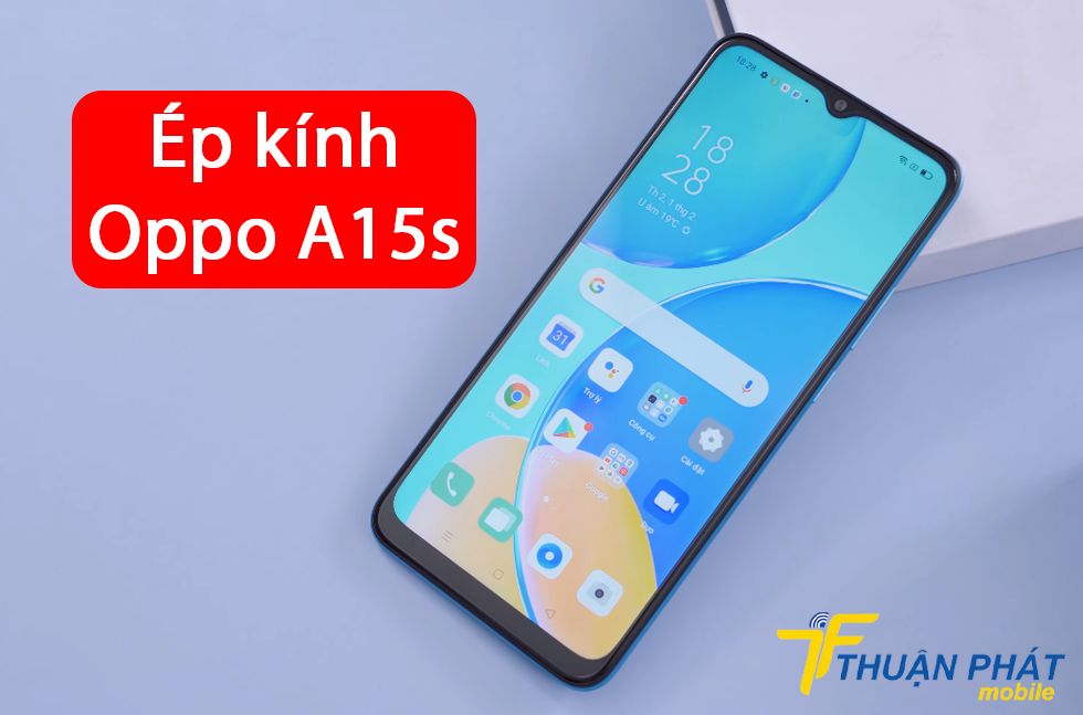 Ép kính Oppo A15s