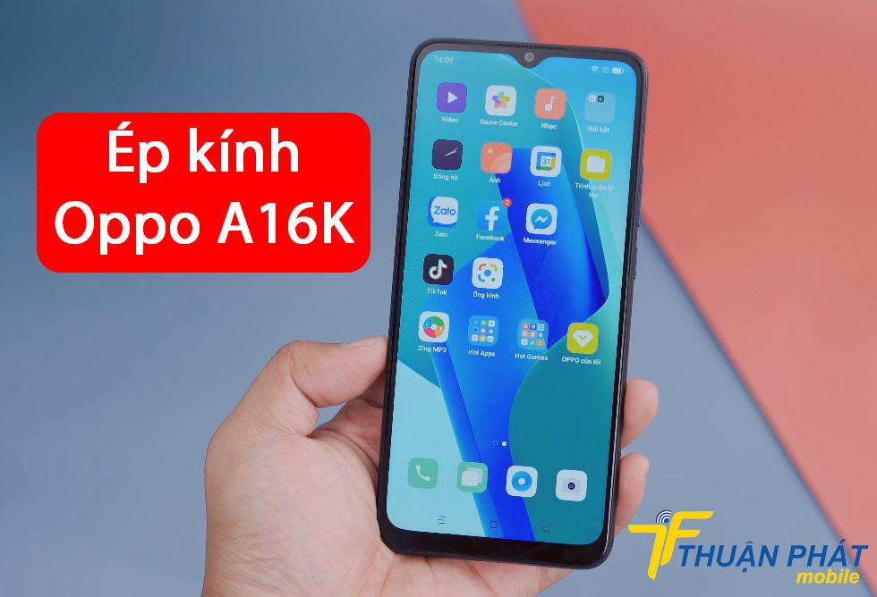 Ép kính Oppo A16K