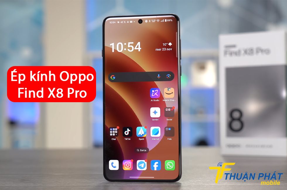 Ép kính Oppo Find X8 Pro