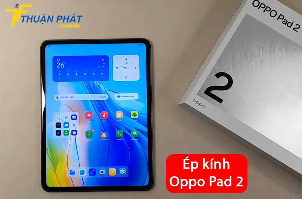 Ép kính Oppo Pad 2