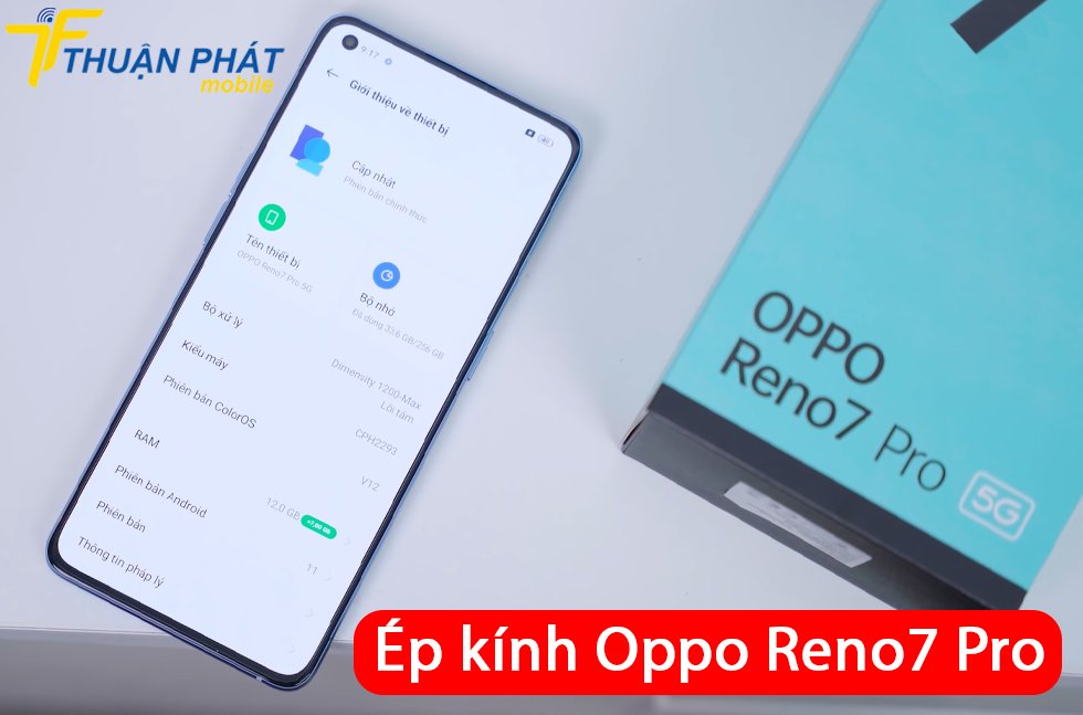 Ép kính Oppo Reno7 Pro