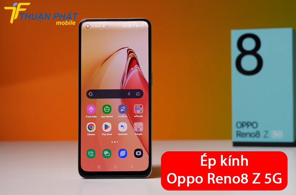 Ép kính Oppo Reno8 Z 5G