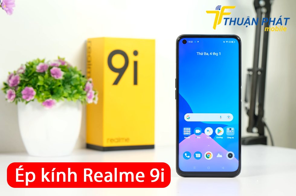 Ép kính Realme 9i