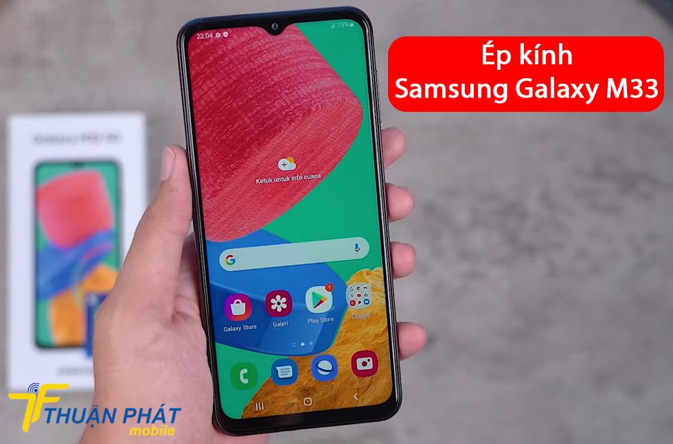 Ép kính Samsung Galaxy M33