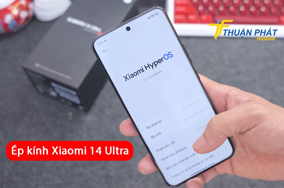 Ép kính Xiaomi 14 Ultra