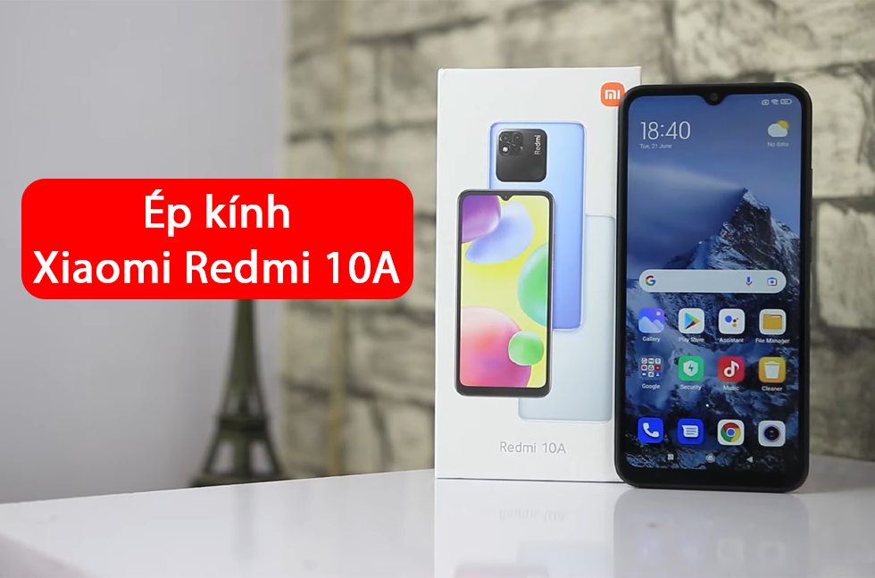 Ép kính Xiaomi Redmi 10A