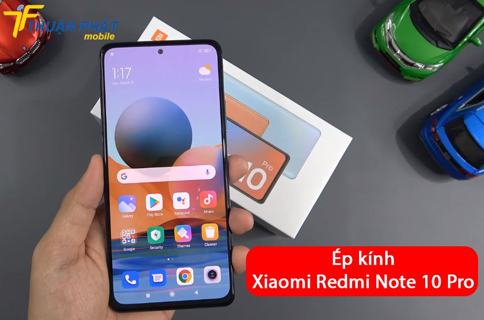 Ép kính Xiaomi Redmi Note 10 Pro