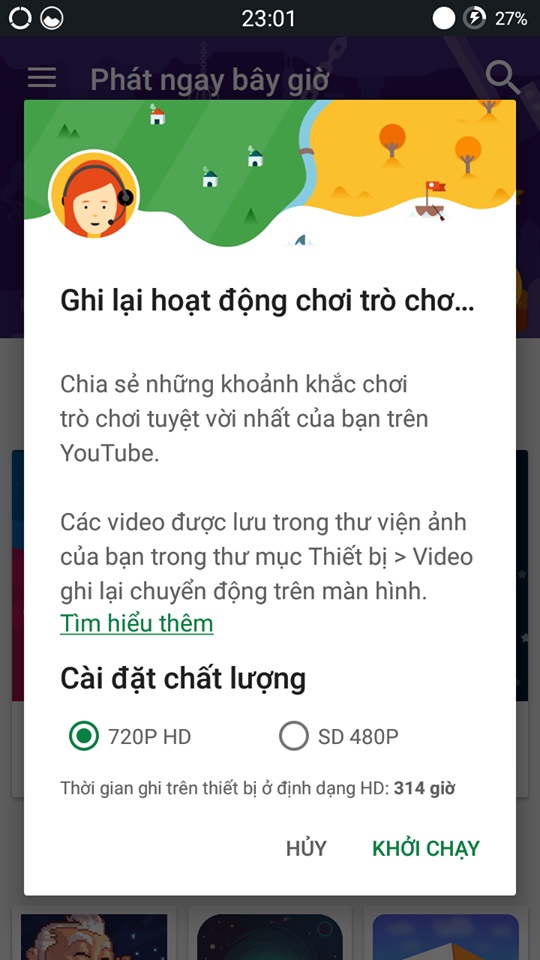 Quay màn hình điện thoại dễ dàng với google play game 3