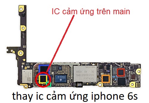 thay ic cảm ứng iphone 6s