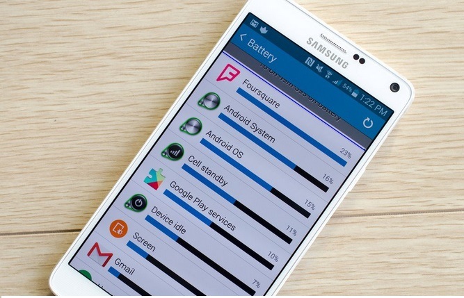Khắc phục nhanh Samsung Note 4 bị hao pin
