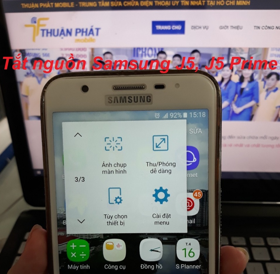 Cách tắt nguồn Samsung J5, J5 Prime nhanh chóng