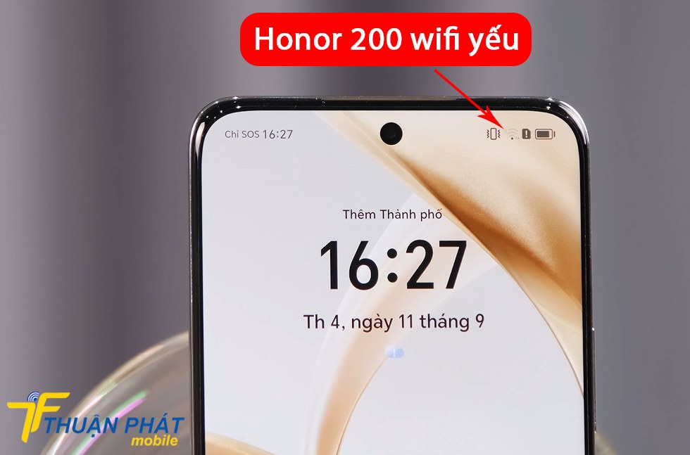 Honor 200 wifi yếu