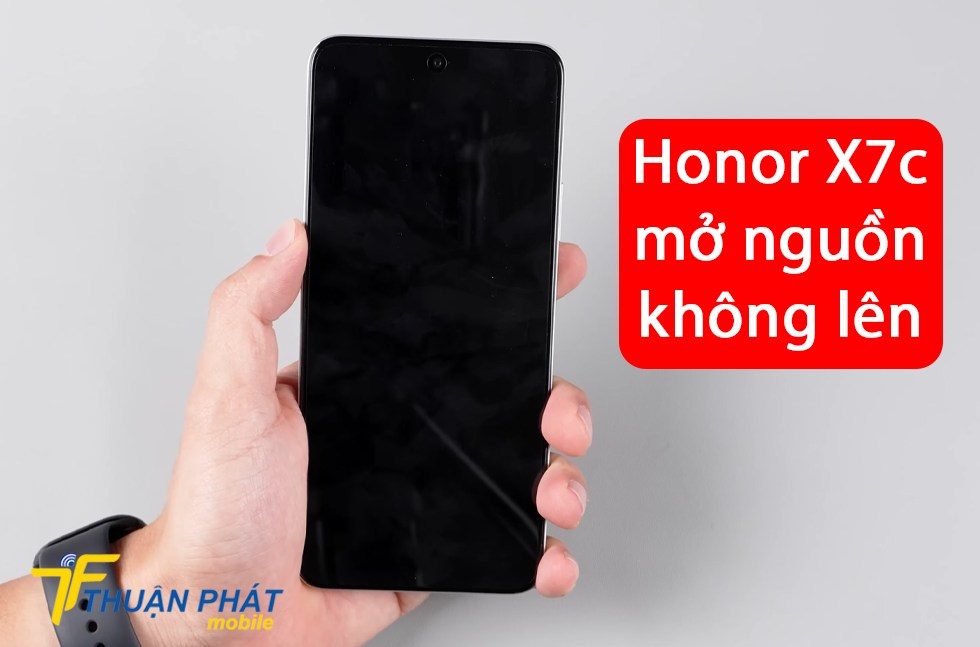 Honor X7c mở nguồn không lên