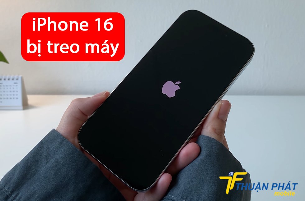 iPhone 16 bị treo máy