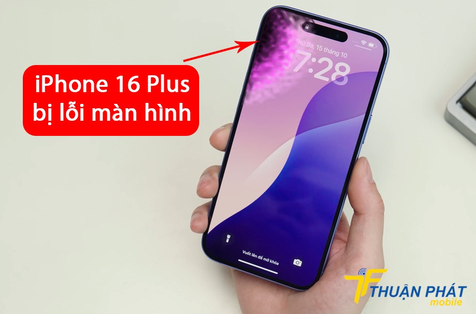 iPhone 16 Plus bị lỗi màn hình