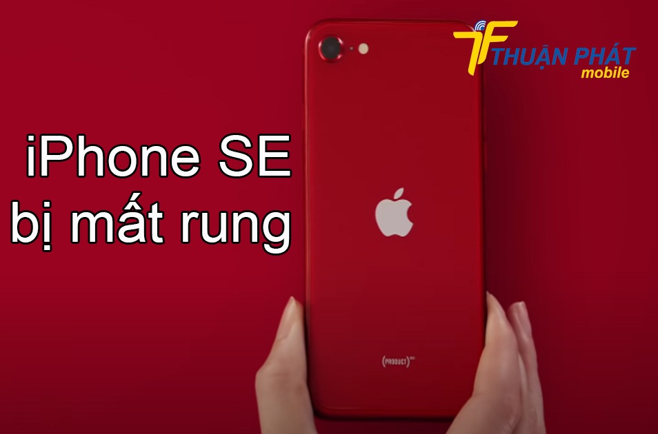 iPhone SE bị mất rung