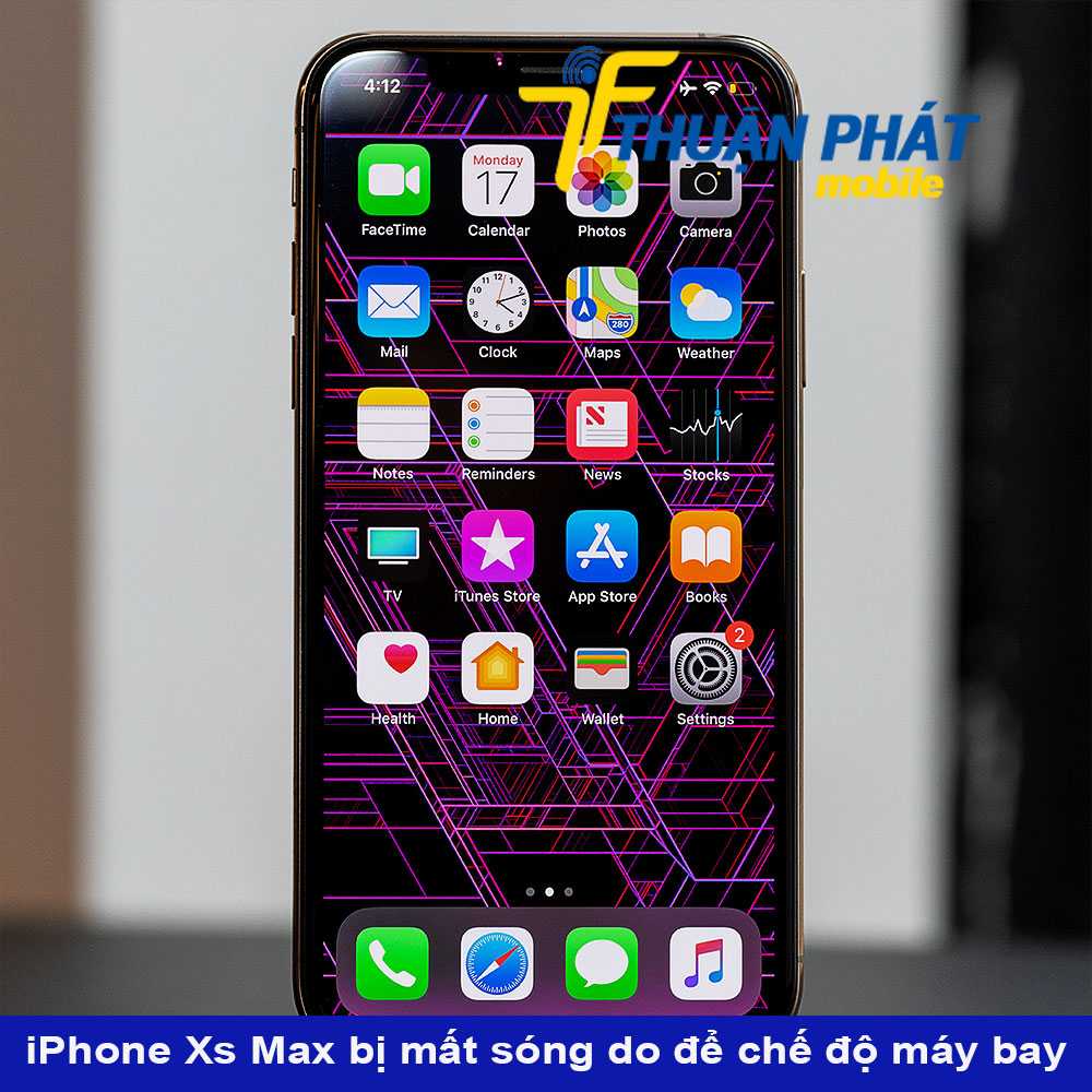 iPhone Xs Max bị mất sóng do để chế độ máy bay