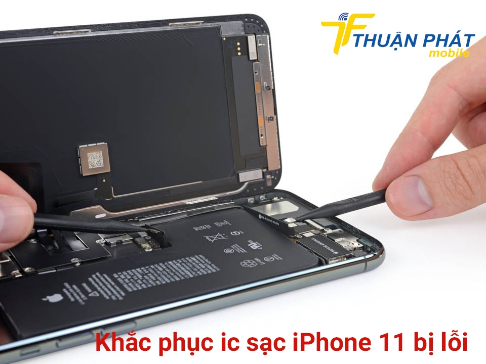 Khắc phục ic sạc iPhone 11 bị lỗi