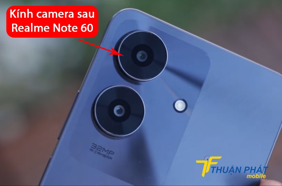 Kính camera sau Realme Note 60