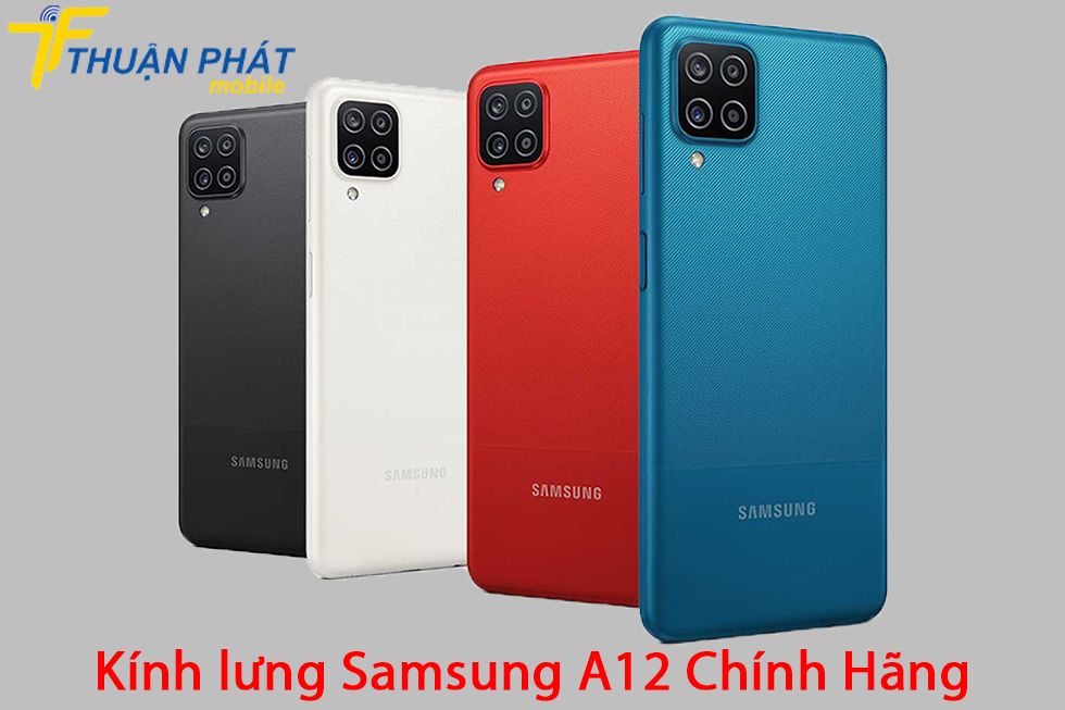 Kính lưng Samsung A12 chính hãng