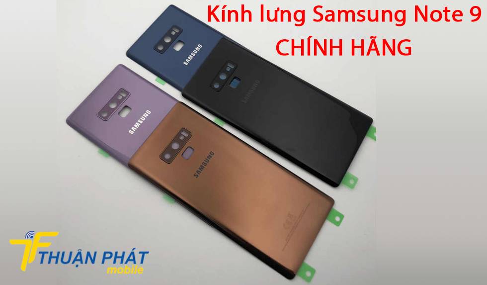 Kính lưng Samsung Note 9 chính hãng