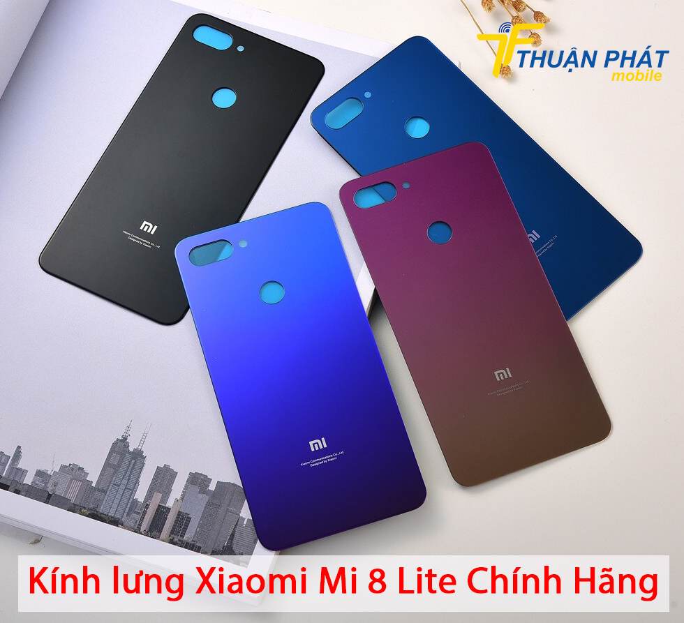 Kính lưng Xiaomi Mi 8 Lite chính hãng