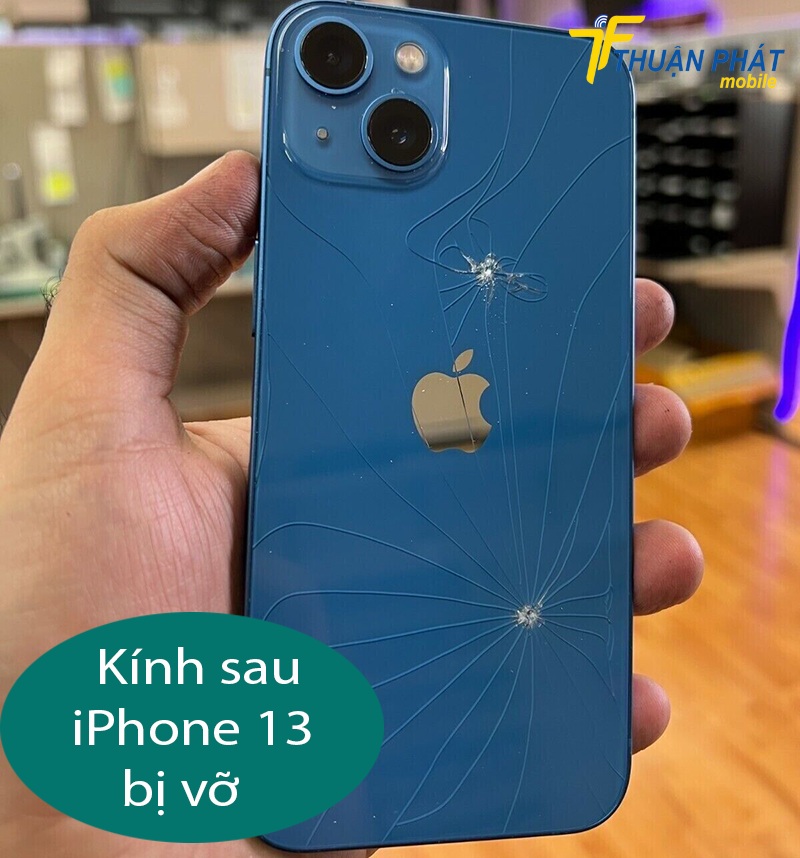 Kính sau iPhone 13 bị vỡ