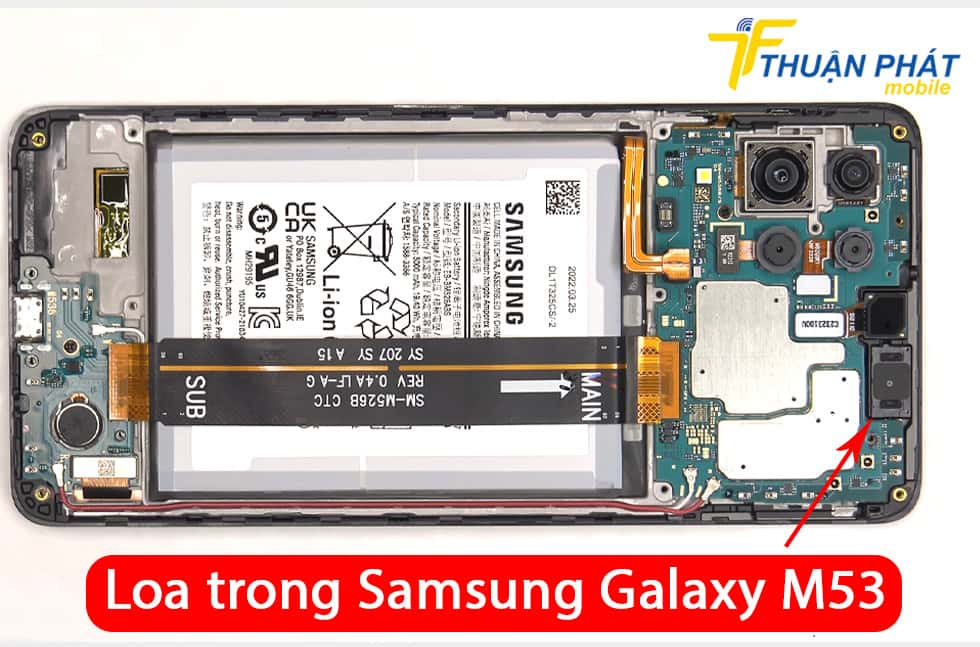 Loa trong Samsung Galaxy M53